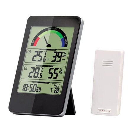 TAYLOR Taylor 6669402 Plastic Digital Thermometer; Black 6669402